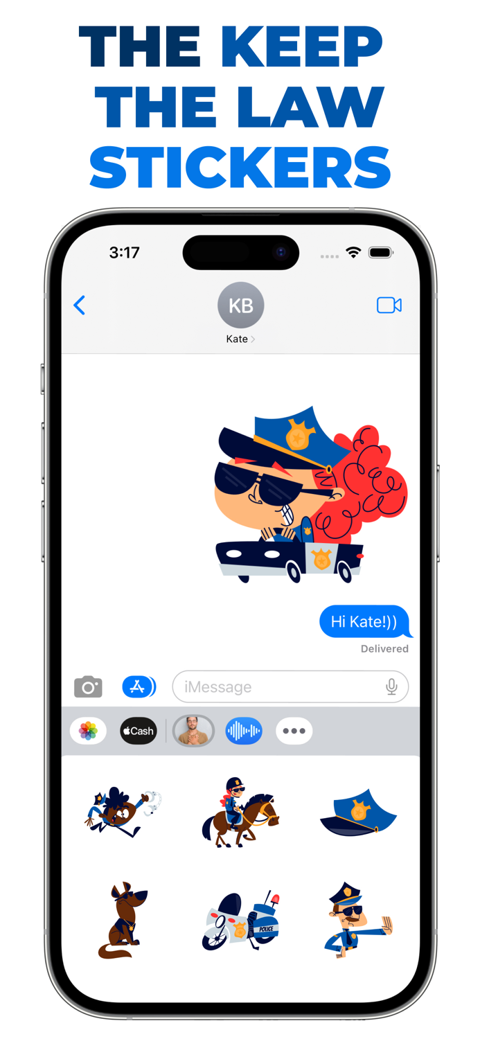 The Keep the Law stickers