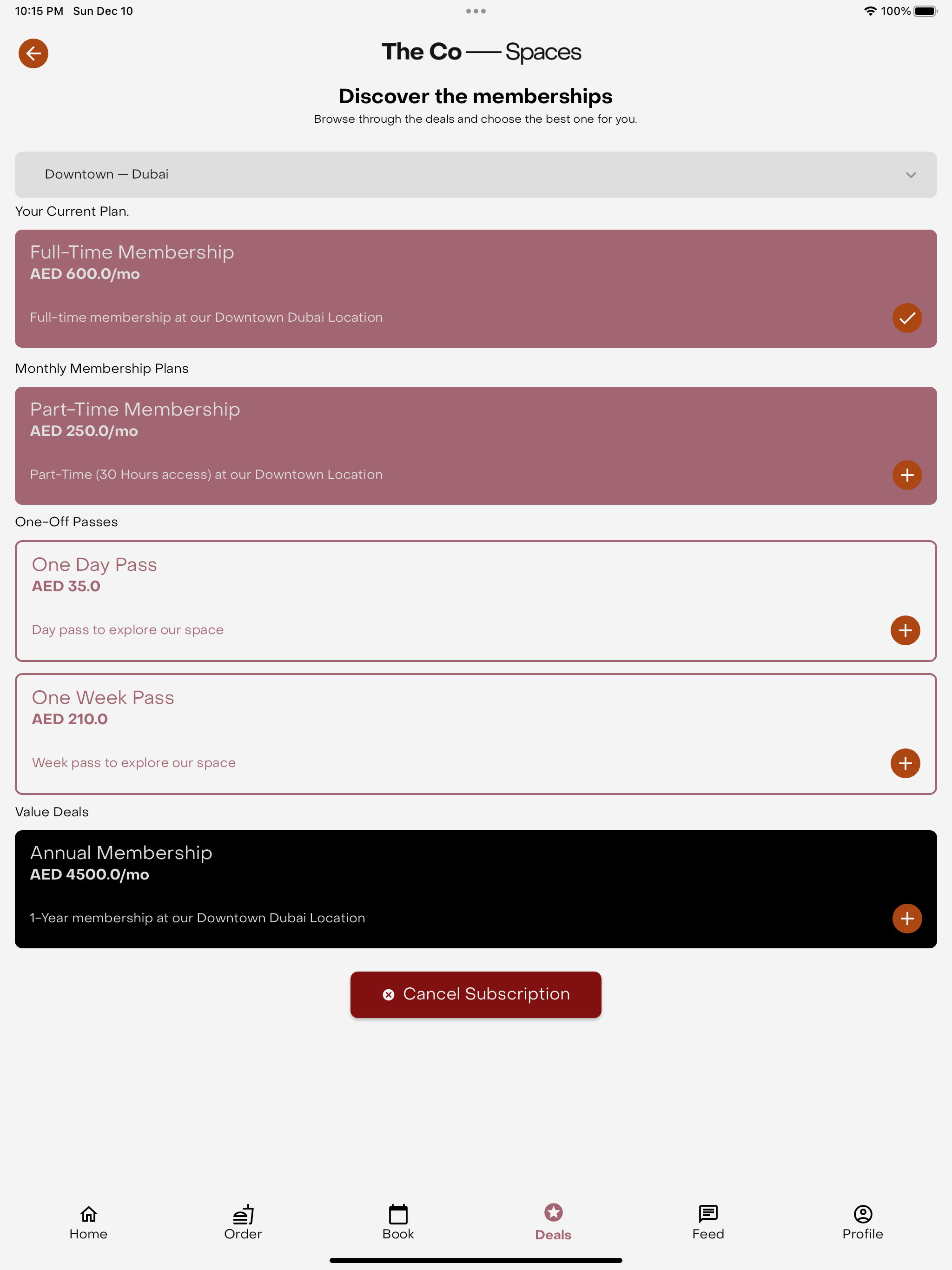 The Co—Spaces App