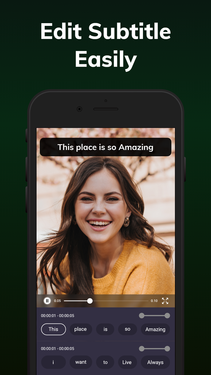 MixBit Subtitles for Videos