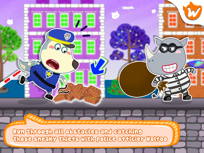 Wolfoo Police And Thief Game
