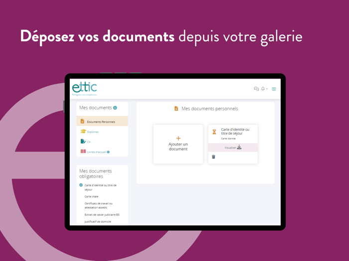 Ettic  Plateforme d’emploi