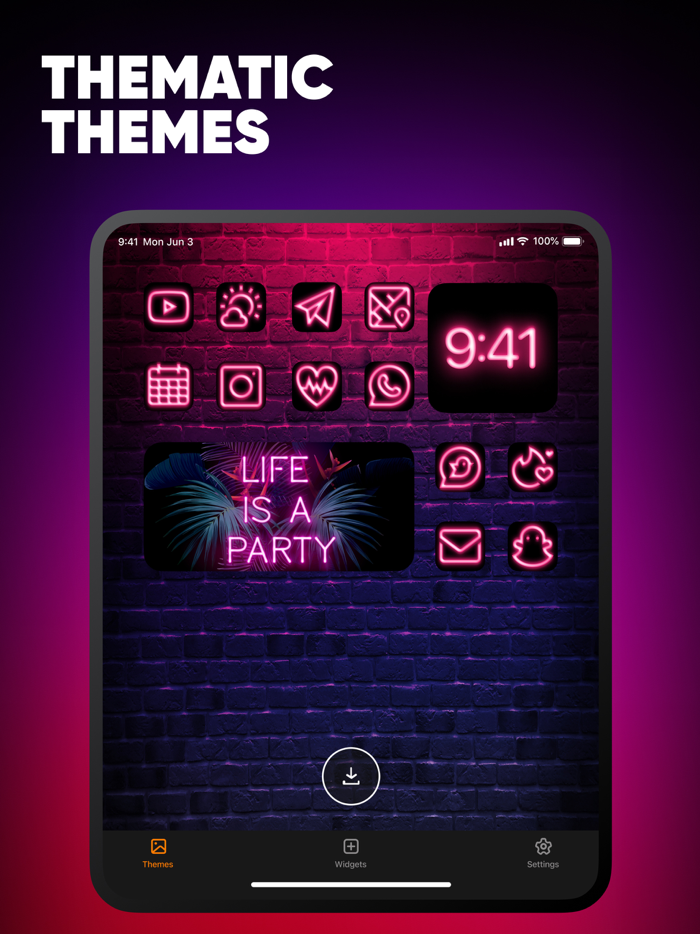 ThemeOn・widgets icons changer
