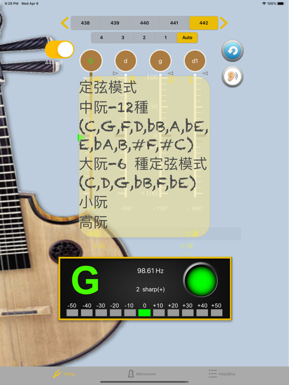 Ruan Tuner-Tuner for Ruan iPad screenshot 4 - Music app