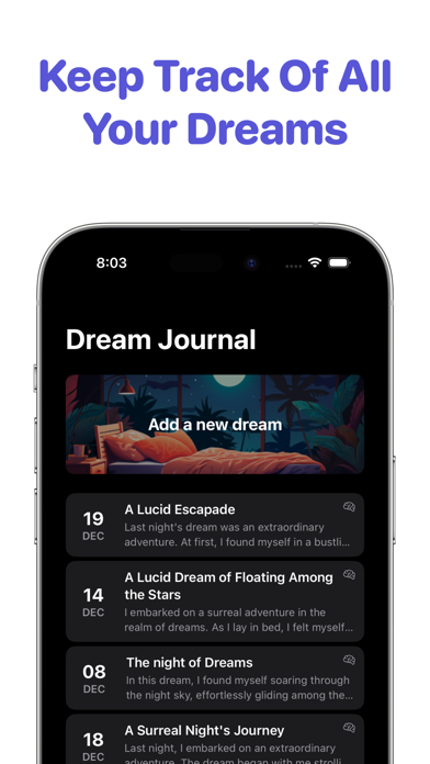 DreamLog - Journal & Analyzer Screenshot