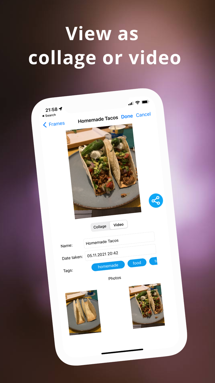 FrameApart - before and after