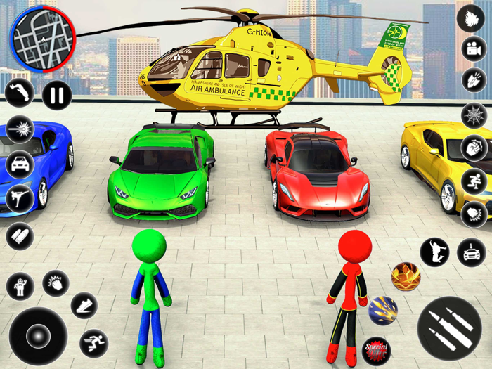 Stickman Rope Hero Simulator