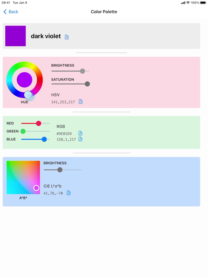 Color Name Recognizer Camera