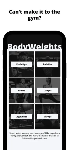 Game screenshot BodyWeights apk