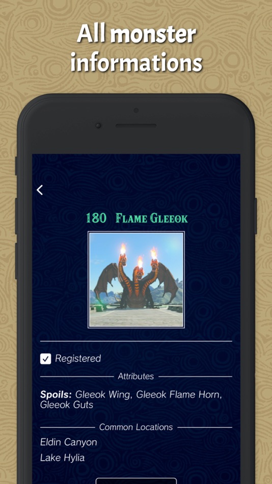 #5. Hyrule Compendium (iOS) By: Felipe Braunger Valio Desenvolvimento de Sistemas Ltda