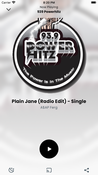 939 Powerhitz iPhone screenshot 2 - Music app