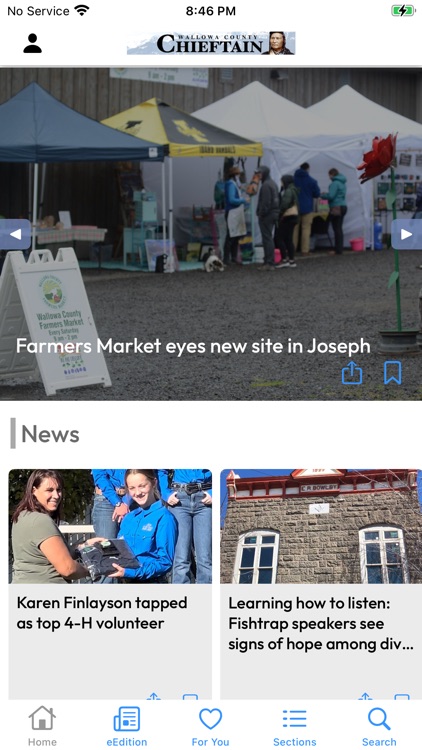 Wallowa County Chieftain: News