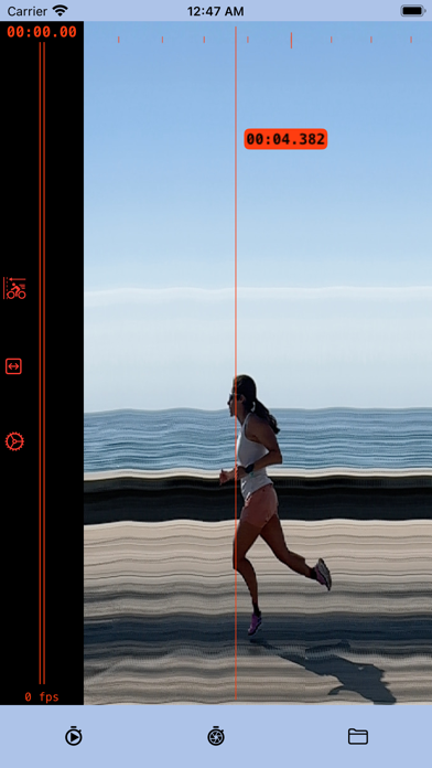 Photo finish app Screenshot