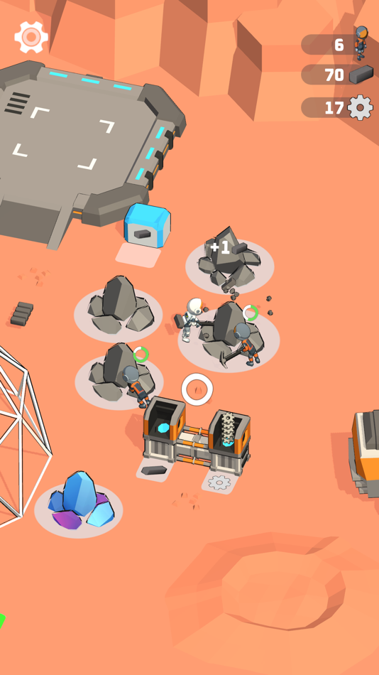 #2. Space Colony! (iOS) 由: NoBrain Studio