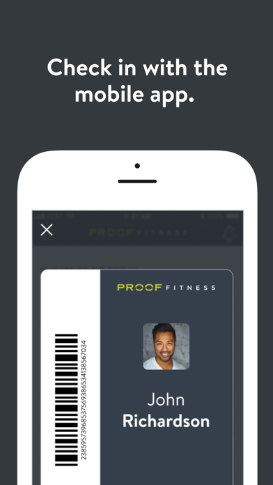 PROOF FITNESS Online Screenshot