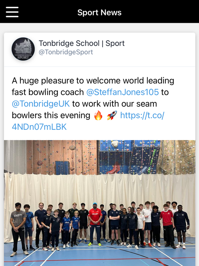 Tonbridge School Sport