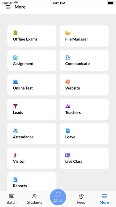 Proctur-Class Management App Screenshot
