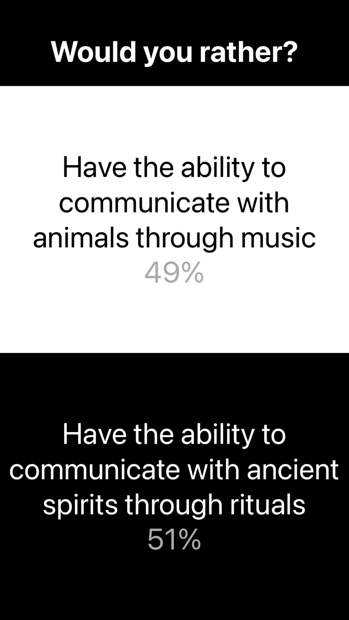 Would You Rather Generator