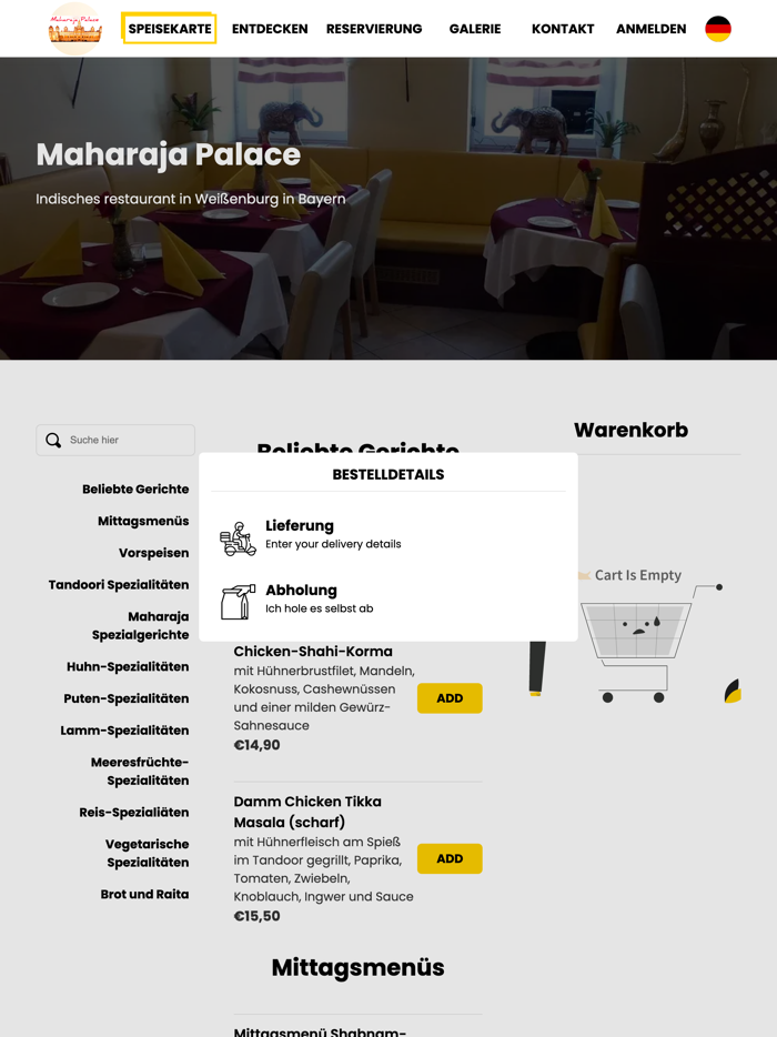 Maharaja Palace Weißenburg