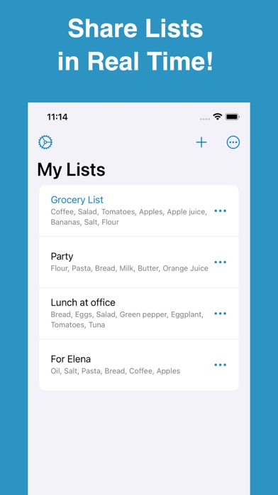 Shoppylist: Grocery List Screenshot