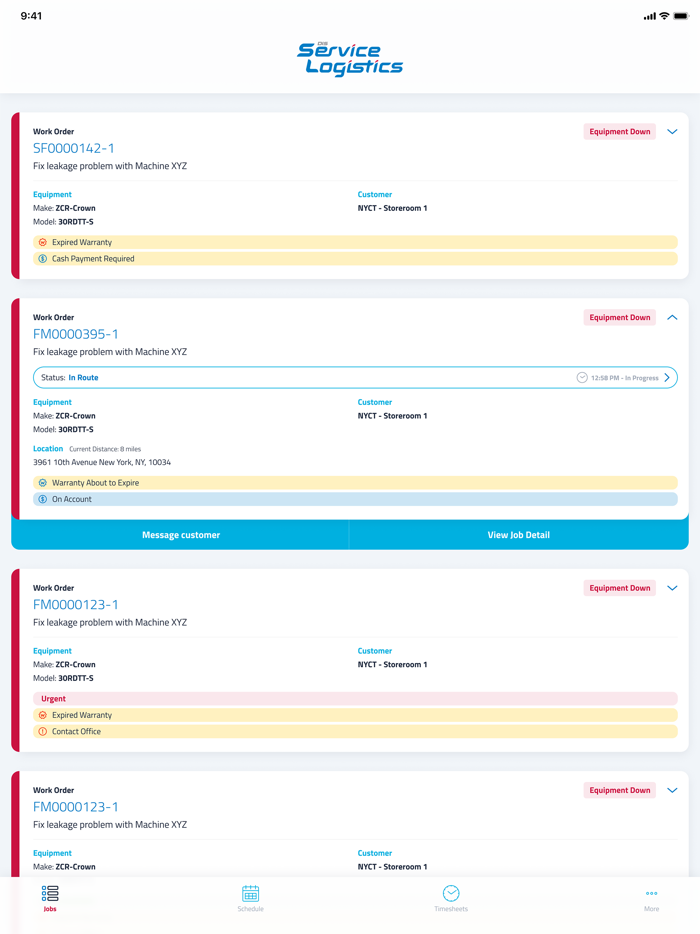 Service Logistics Go