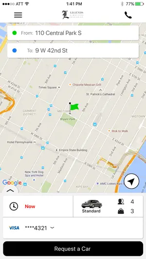 Legends Limousine screenshot 3