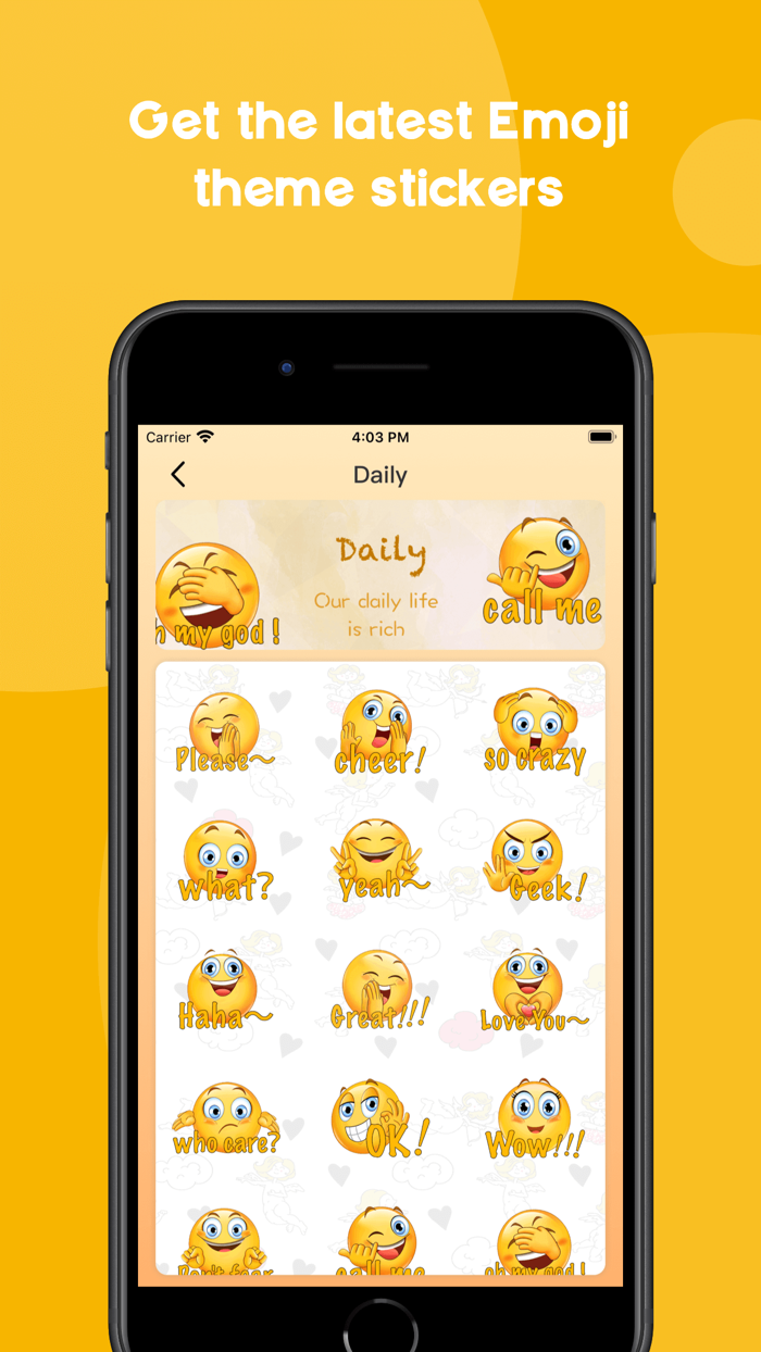 Fancy Stickers and Emoji