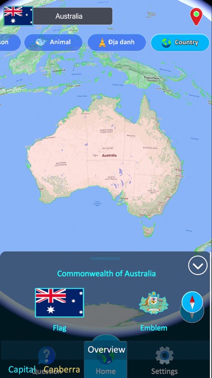 SpaceEarth: map country,animal screenshot-7