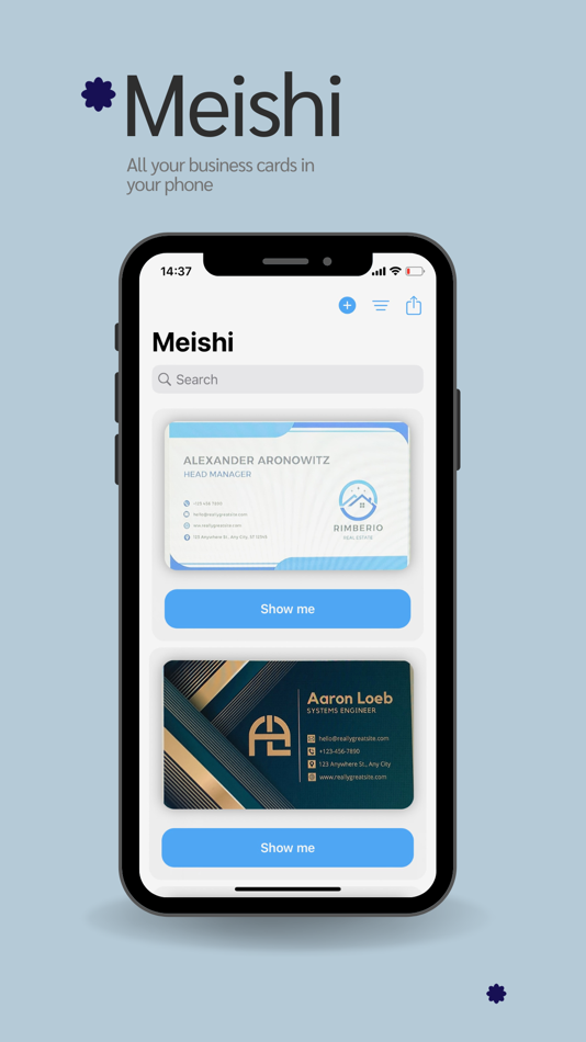 Meishi - Scan and save - 1.0 - (iOS)