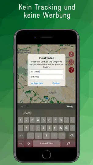 Screenshot von Korsika Offline auf dem iPhone 7