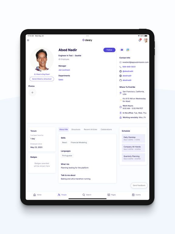Cleary iPad screenshot 4 - Productivity app