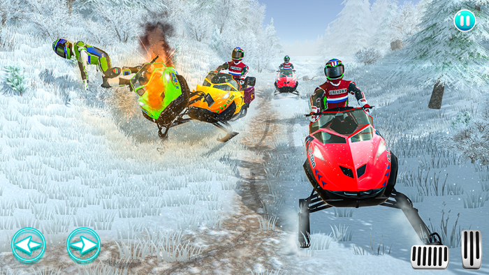 Snowmobile Bike Racing Fever