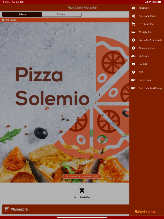 Pizza Solemio Wiesbaden