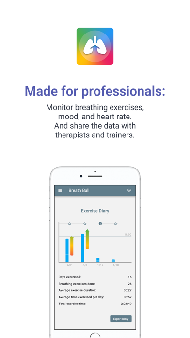 Breath Ball Breathing Exercise Screenshot 3 - AppWisp.com Breath Ball Breathing Exercise Screenshot 3 - AppWisp.com