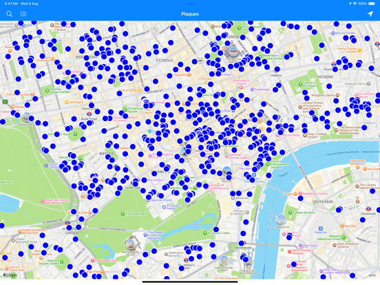 Plaques iPad screenshot 4 - Travel app