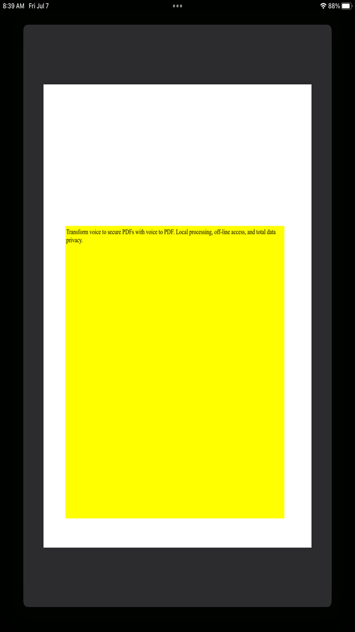 Voice to PDF