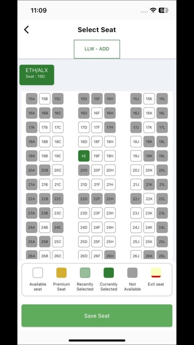 Malawi Airlines Screenshot