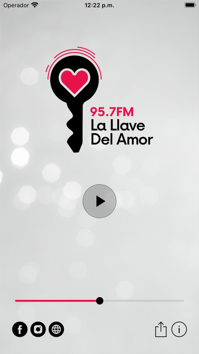 La Llave Del Amor 95.7 FM Screenshot
