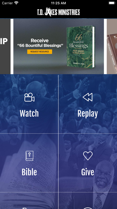 T.D. Jakes Ministries App Screenshot