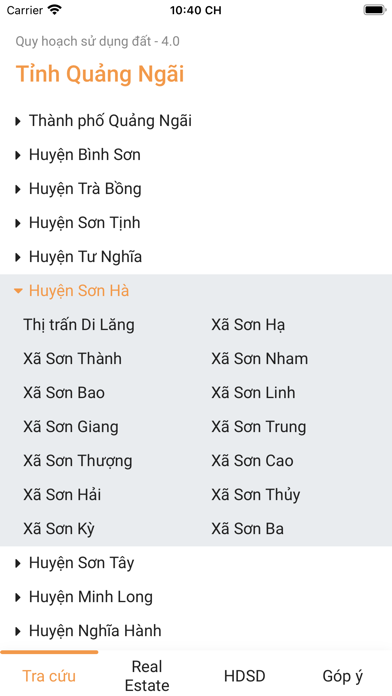 Quy hoạch Quảng Ngãi Screenshot