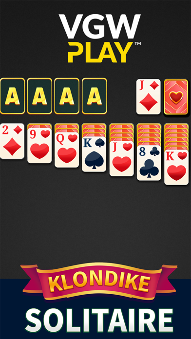 Klondike Solitaire: VGW Play Screenshot