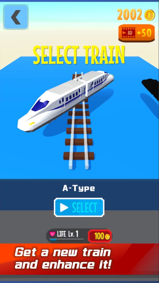 #4. Super Train Run -Shinkansen- (iOS) By: Ayumi Miyazaki