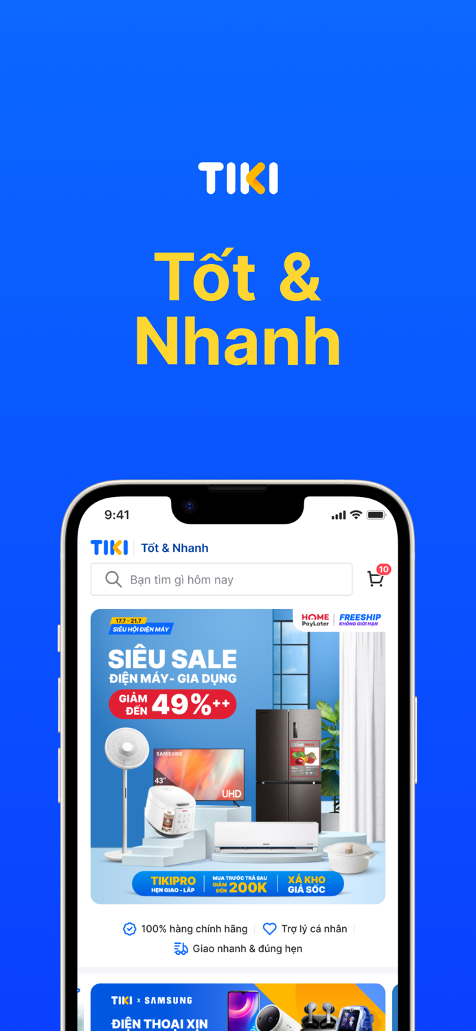 Tiki Shopping and Fast Shipping