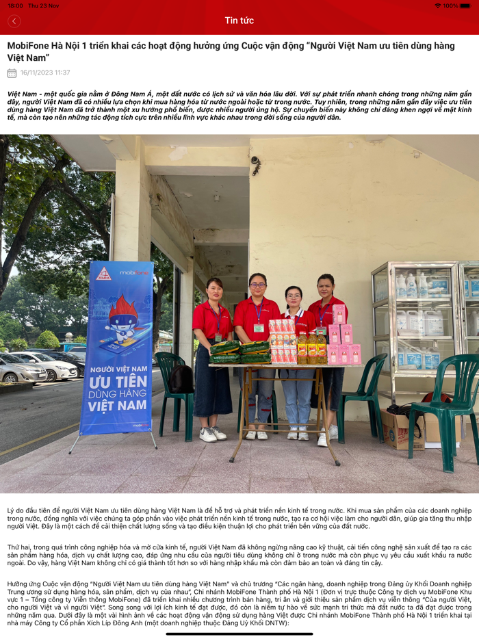 Sổ tay Đảng viên MobiFone