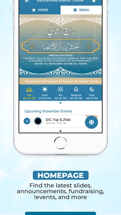 Duncanville Islamic Center Screenshot