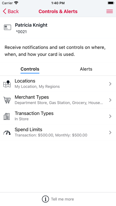 Bank OZK Cards Screenshot