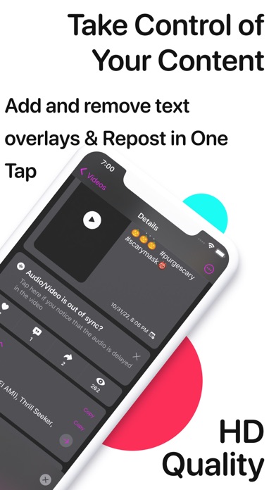 SnapTik+ Repost Your Videos Screenshot