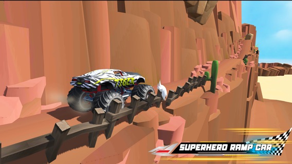 Superhero Mega Car Stuntのおすすめ画像6