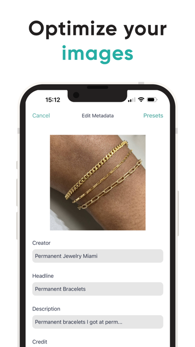 Permanent Jewelry Screenshot