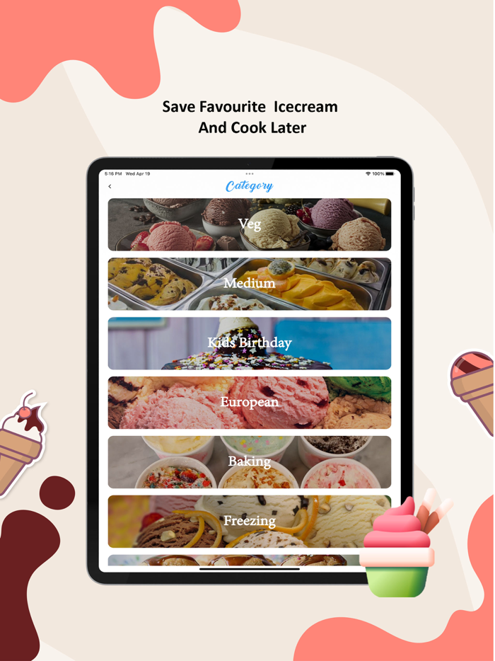 100 Ice cream Recipes