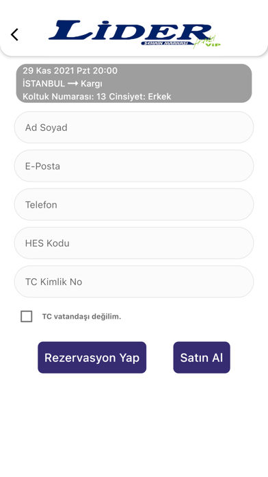 Lider Vip Travel Screenshot